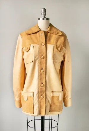 1960s Jacket Suede Buckskin XS