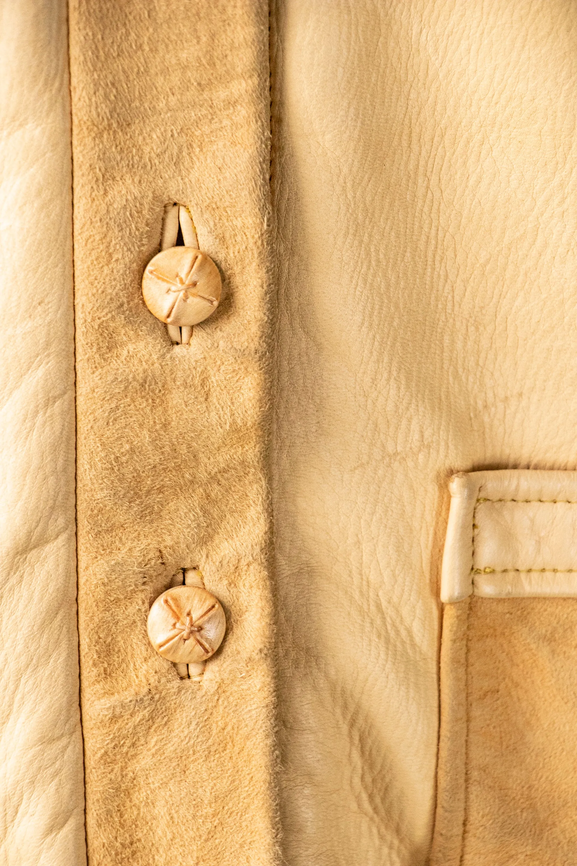 1960s Jacket Suede Buckskin XS