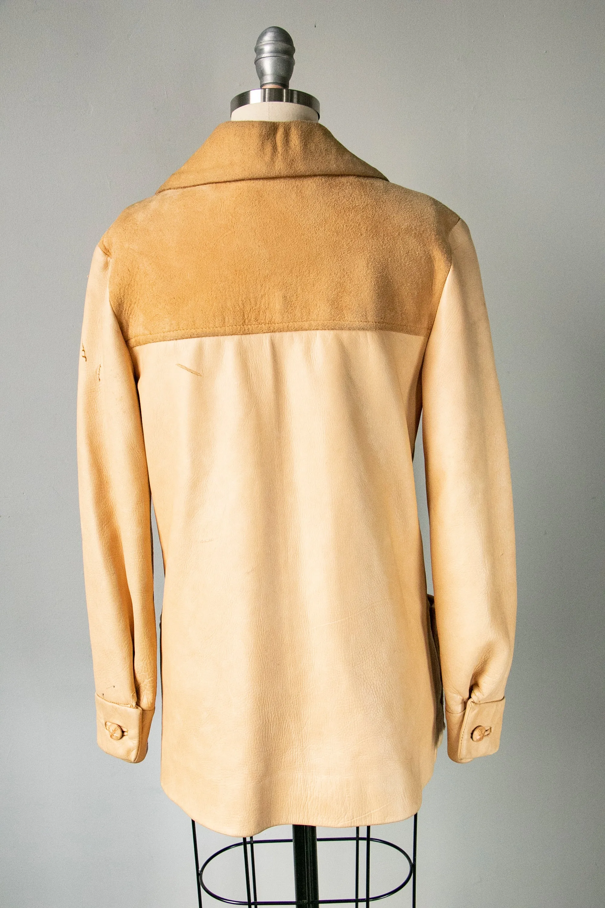 1960s Jacket Suede Buckskin XS