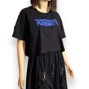 Aquarius Graphic Crop Top