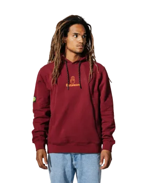 BATALEON Snowproof Delta Pullover Hoodie Ruby Wine
