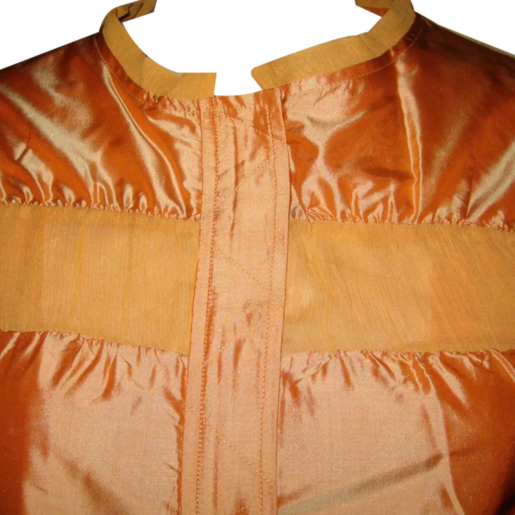 Bombay Burnt Orange Silk Jacket