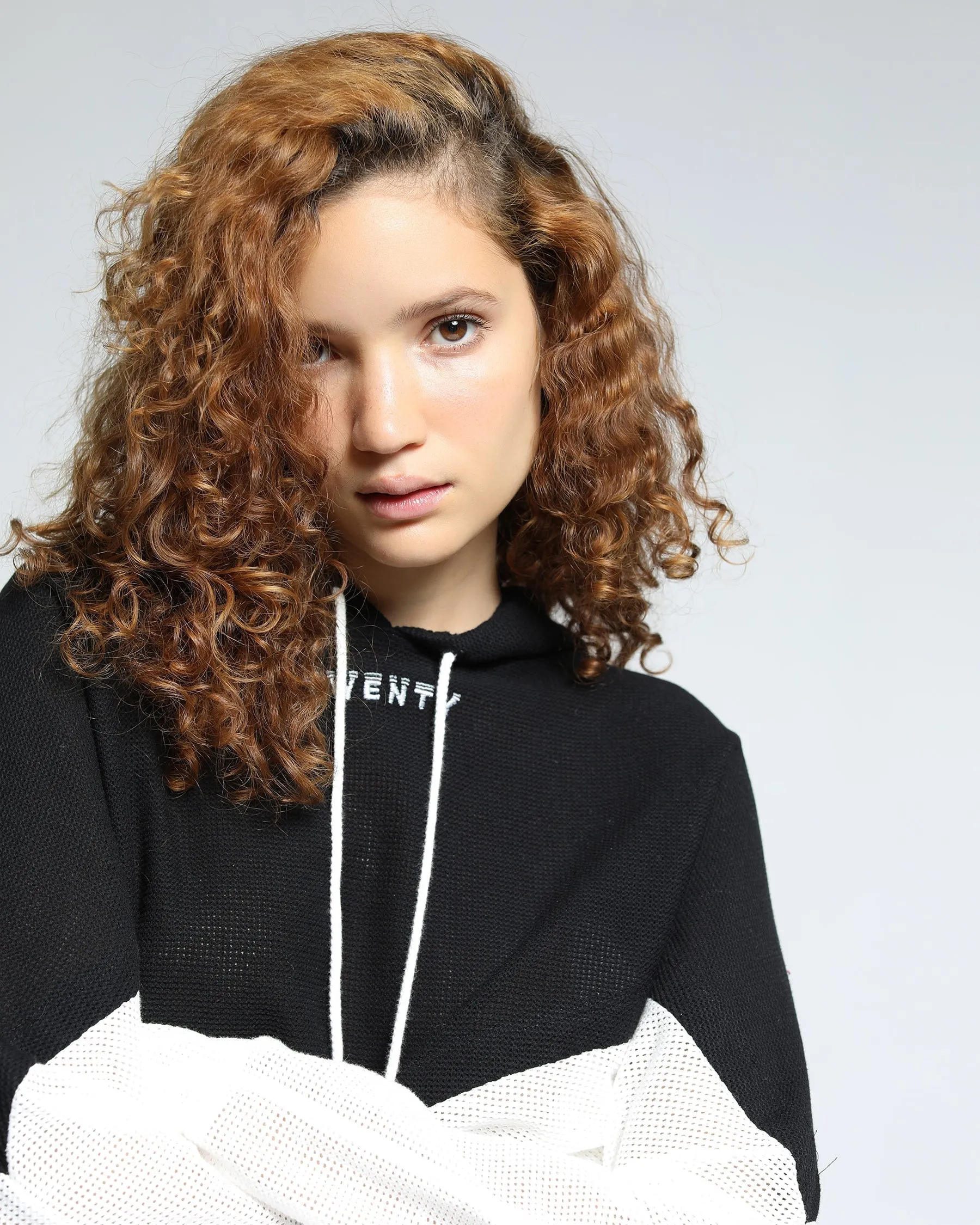 Breathe Mesh Color Block Hoodie (FINAL SALE)