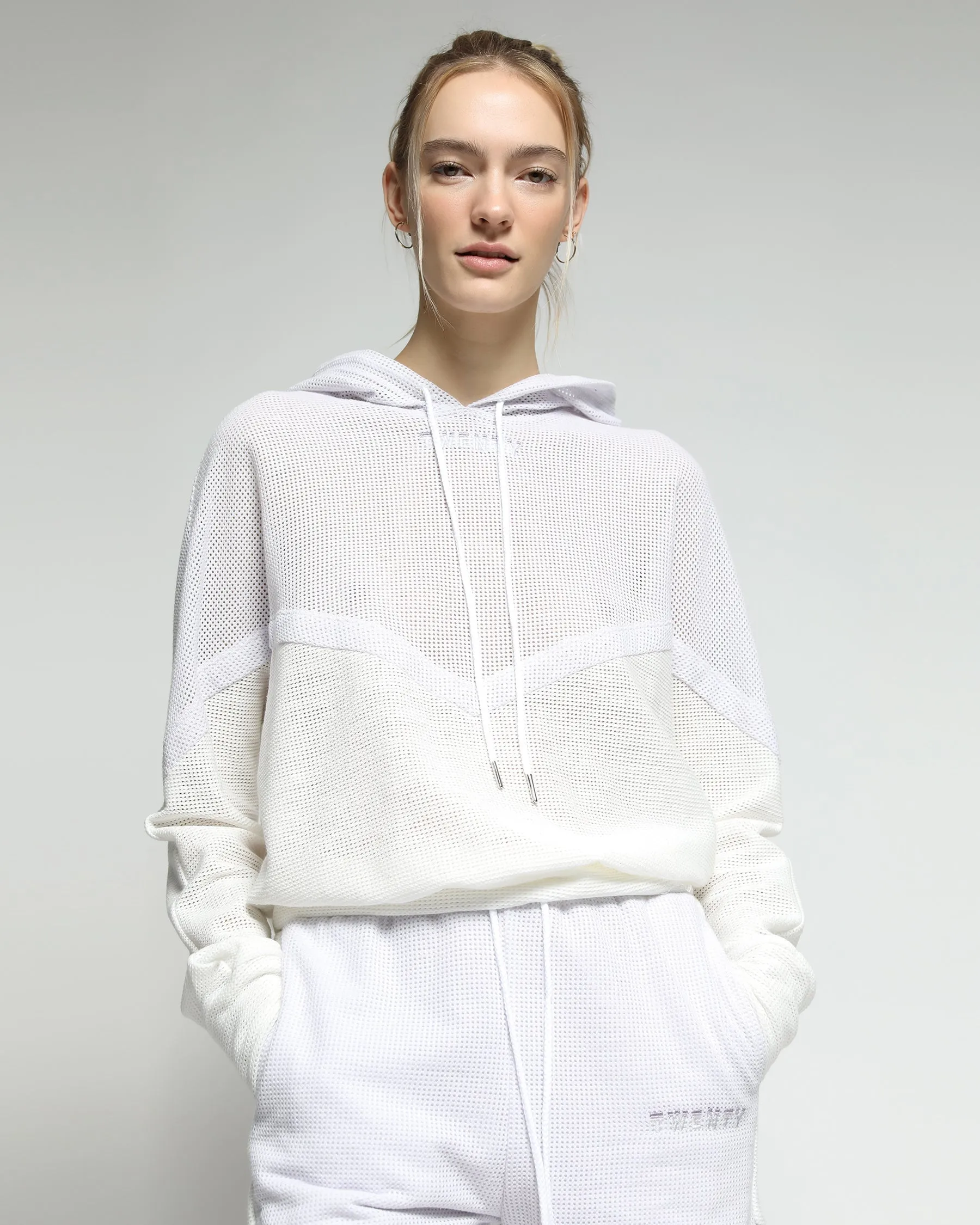Breathe Mesh Color Block Hoodie (FINAL SALE)