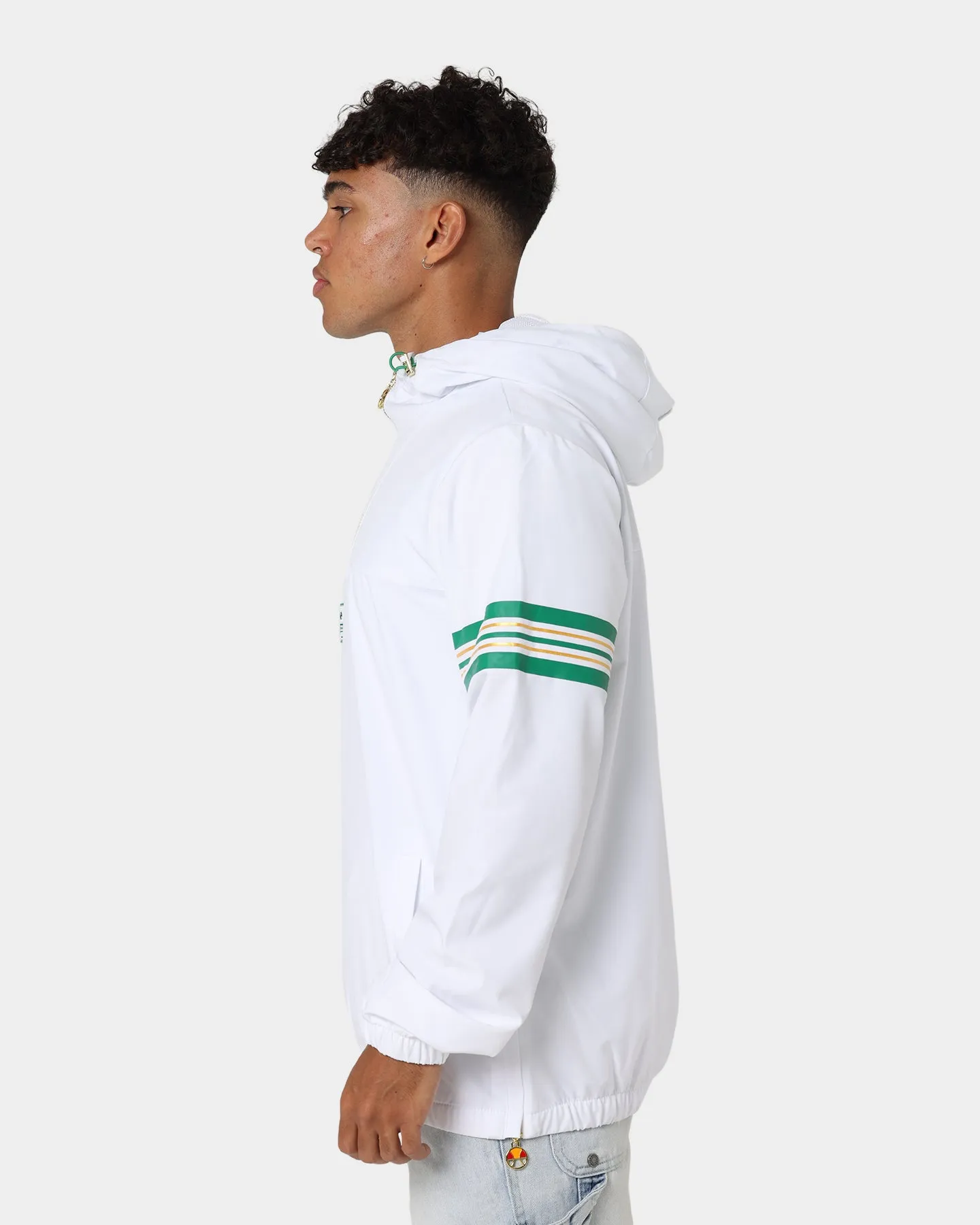 Ellesse Arbitra Quarter Zip Hoodie White