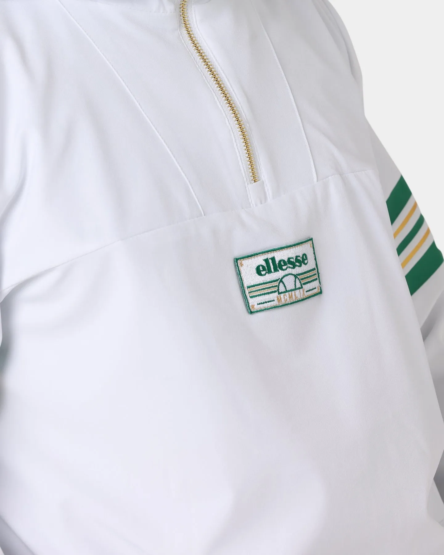 Ellesse Arbitra Quarter Zip Hoodie White