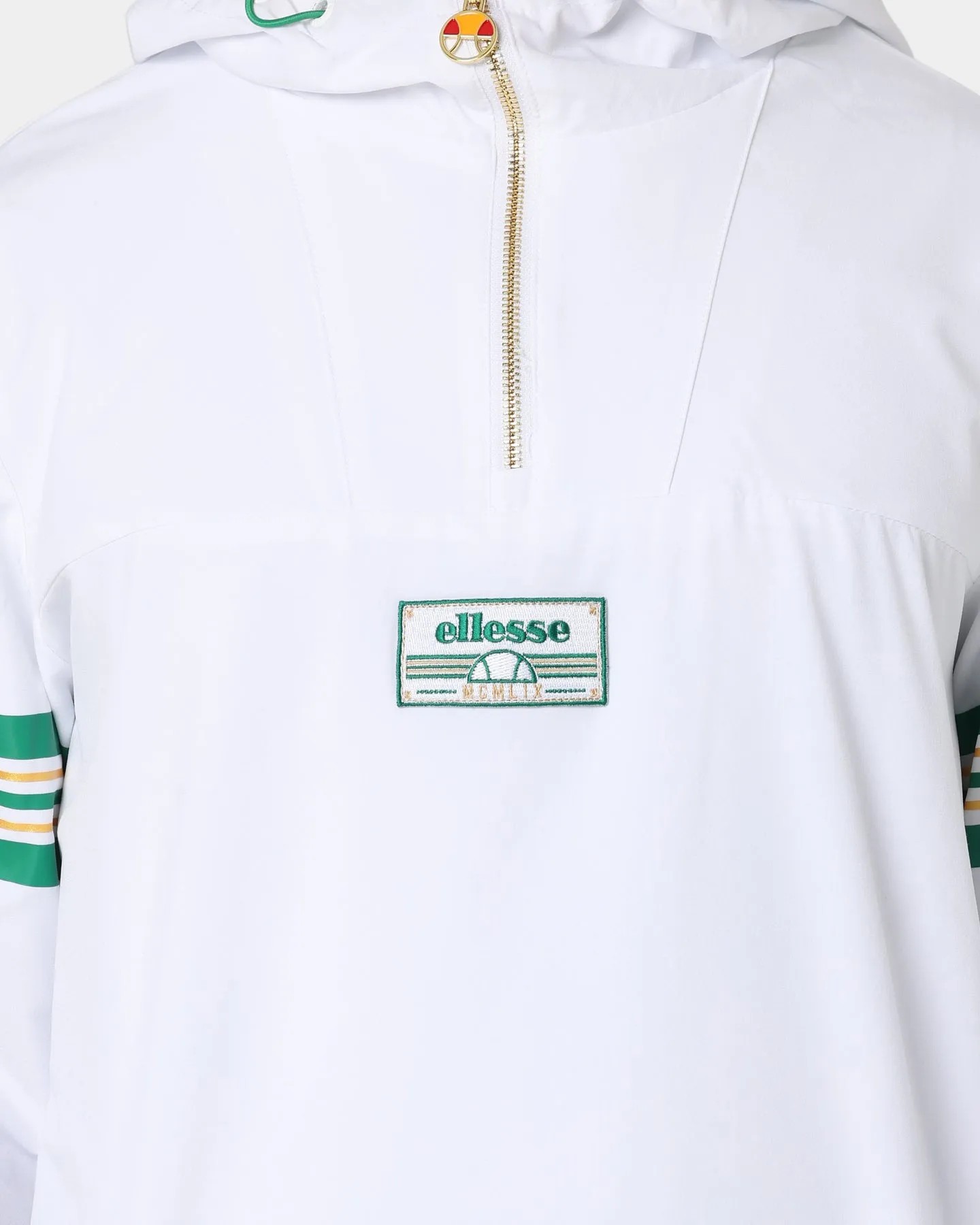 Ellesse Arbitra Quarter Zip Hoodie White