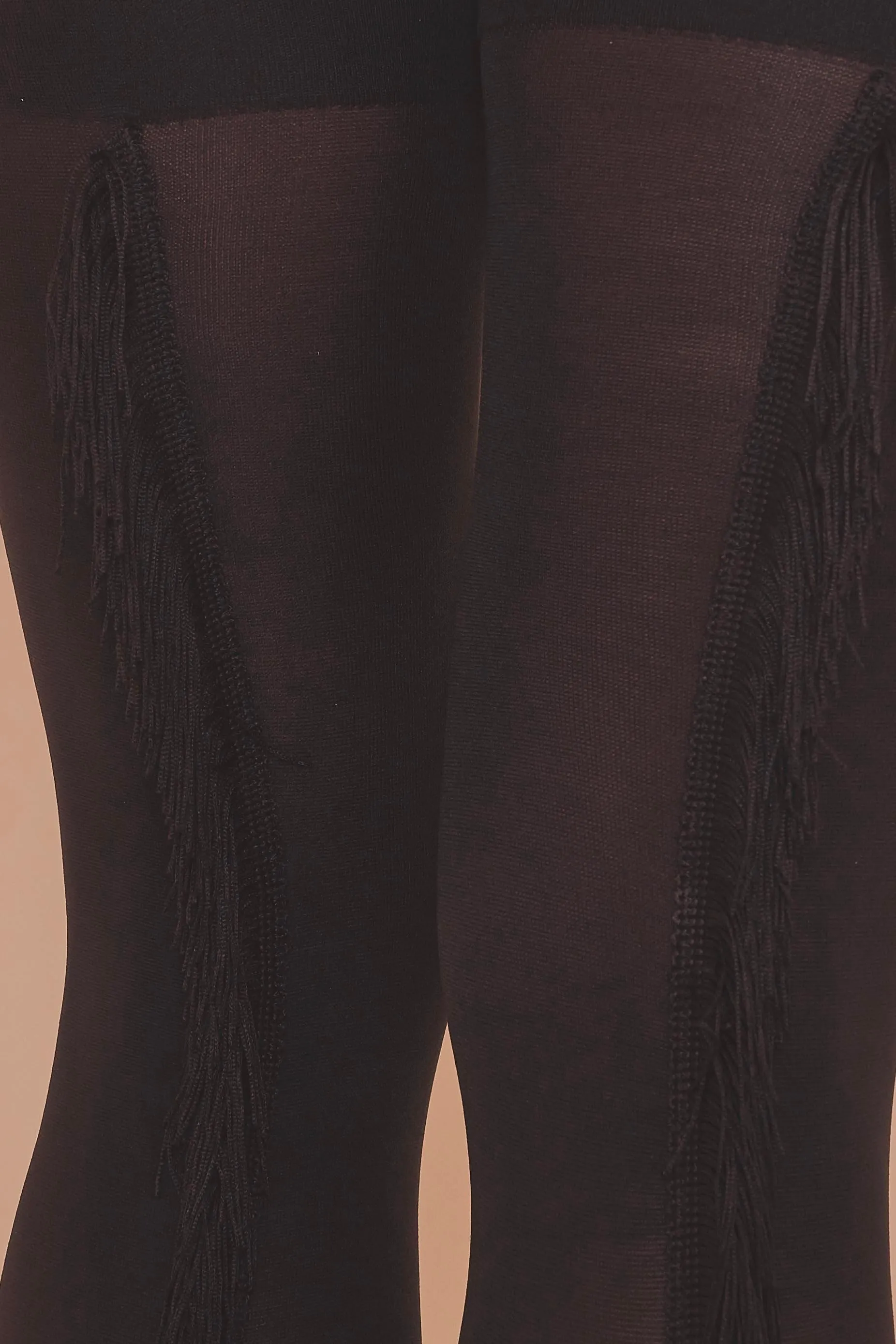 Fringe Stockings Black AUS 8 - 22