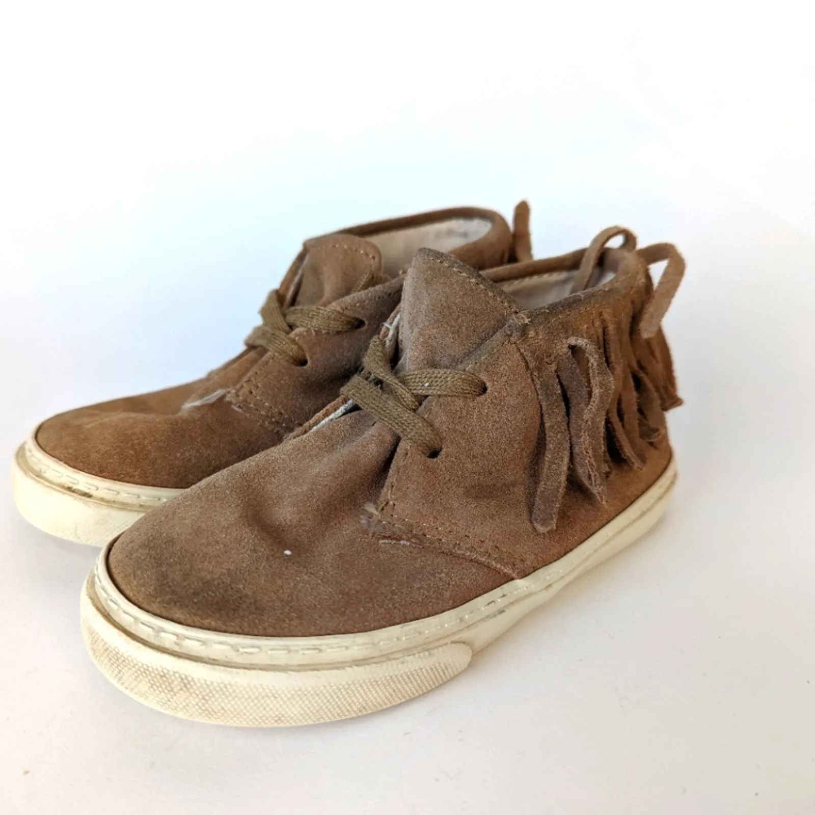 Gap Suede Fringe Boots- 8