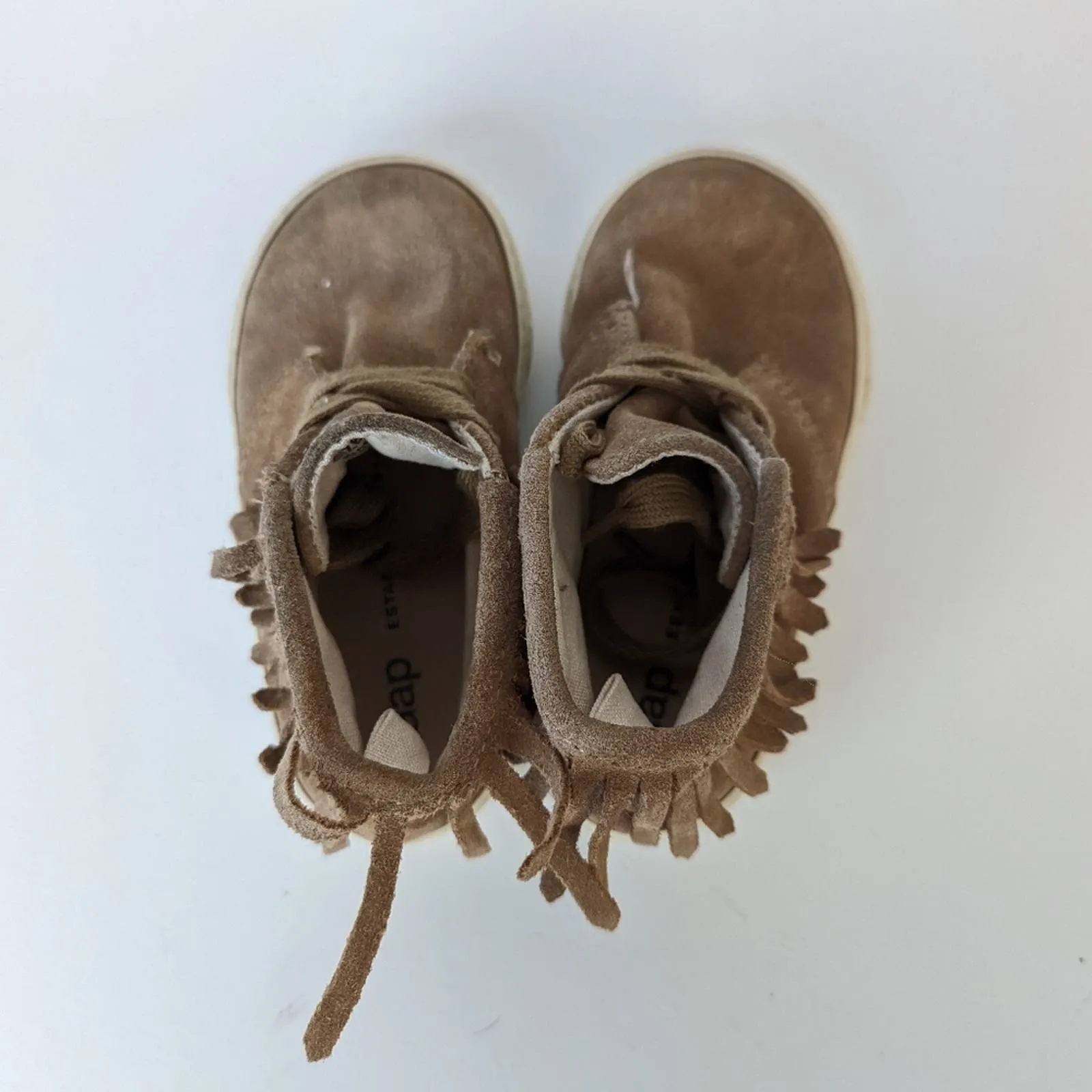 Gap Suede Fringe Boots- 8