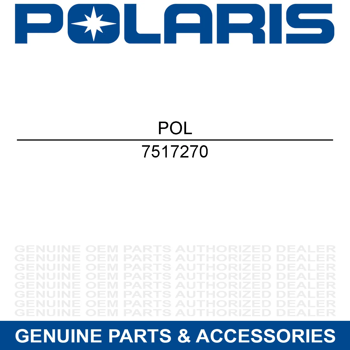 Indian Motorcycle 7517270 Polaris SCREW,SOCHD,M6X60