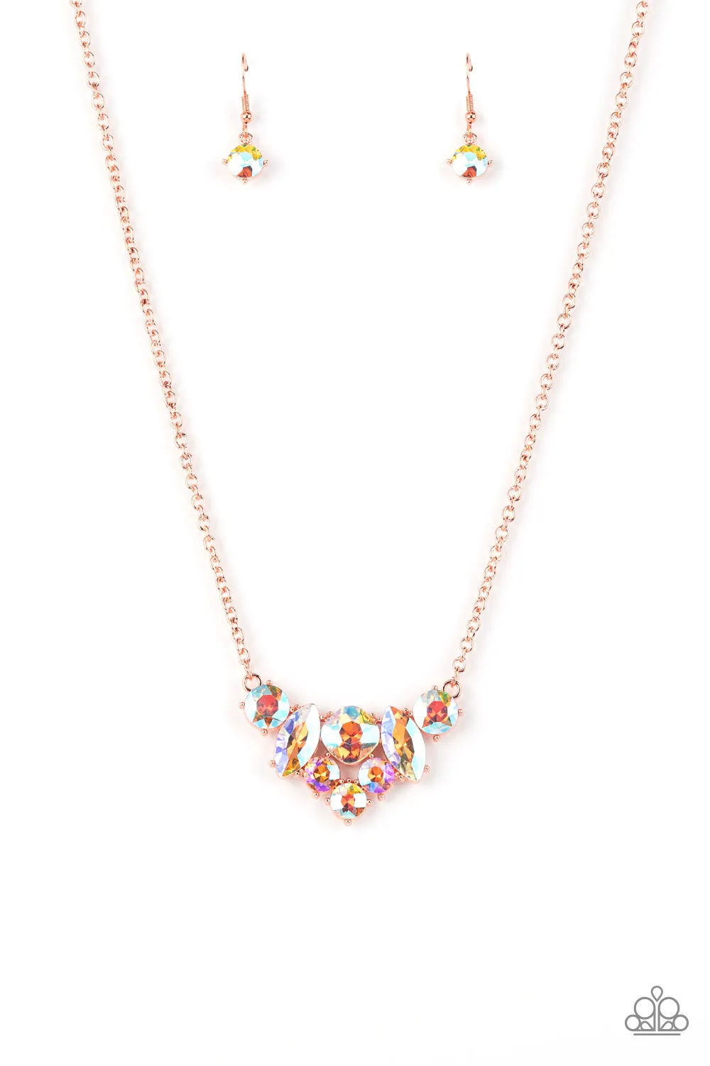 Lavishly Loaded - Copper Necklace - Paparazzi Accessories