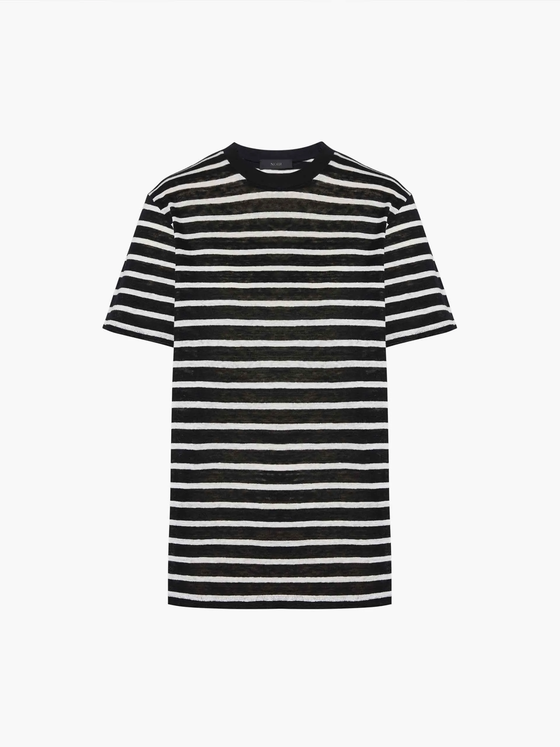 Linen Distressed Detail T-shirt