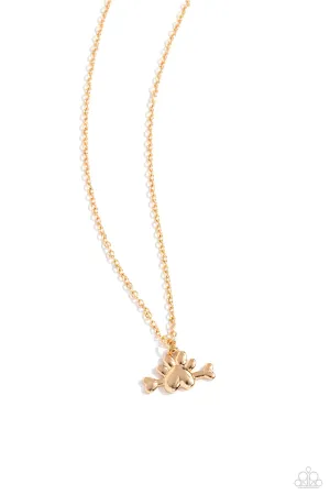 Loyal Companion - Gold Necklace - Paparazzi Accessories