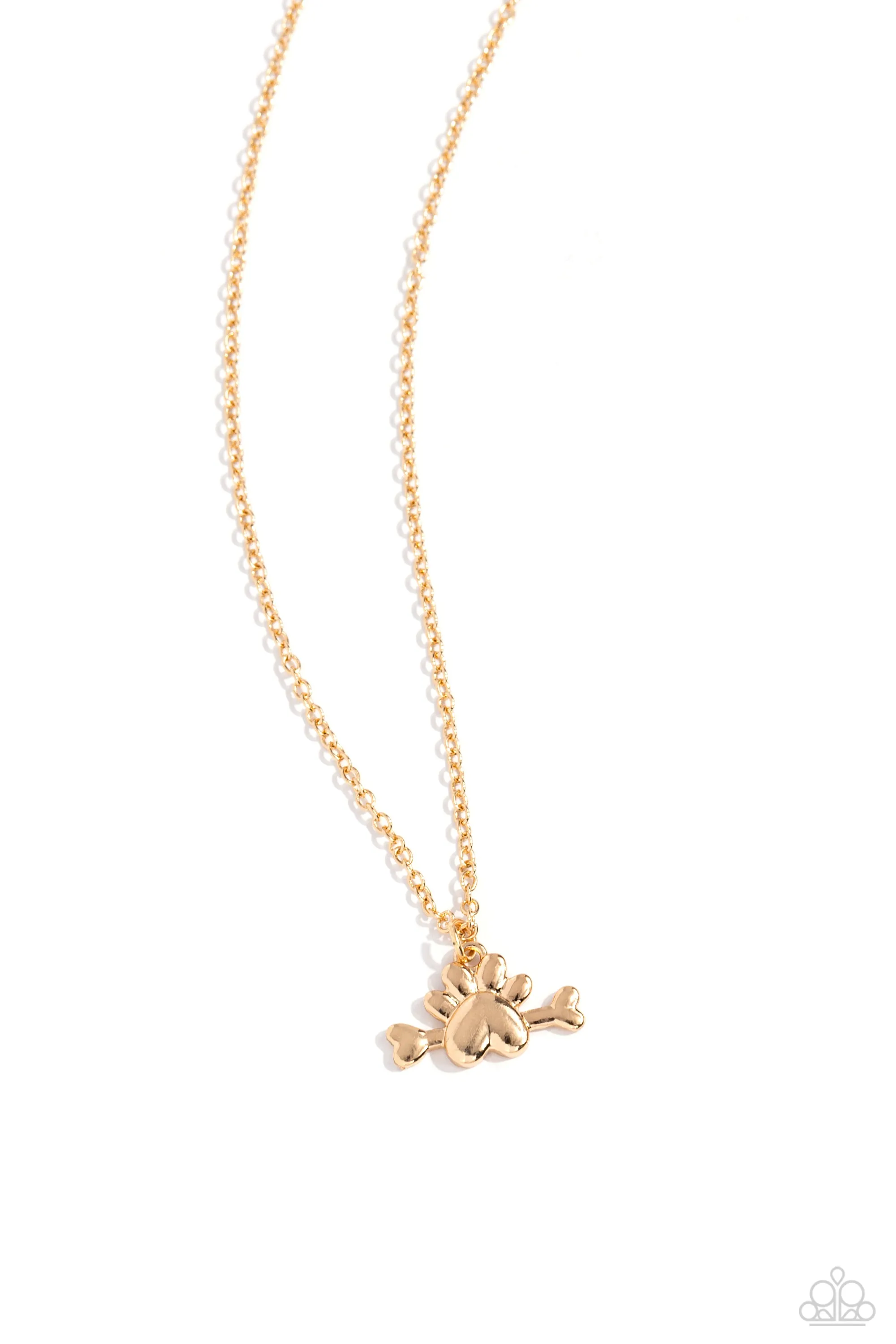 Loyal Companion - Gold Necklace - Paparazzi Accessories