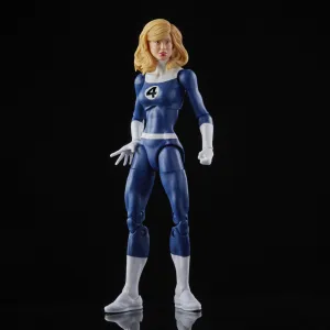 Marvel Legends Retro Fantastic Four: Invisible Woman Action Figure, 6 Inch