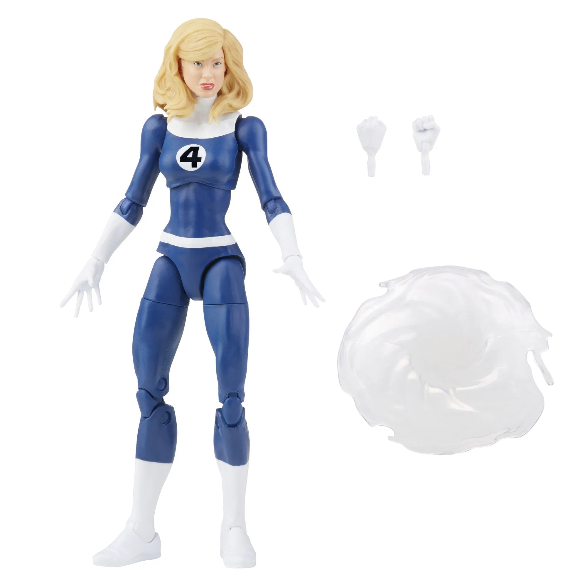 Marvel Legends Retro Fantastic Four: Invisible Woman Action Figure, 6 Inch