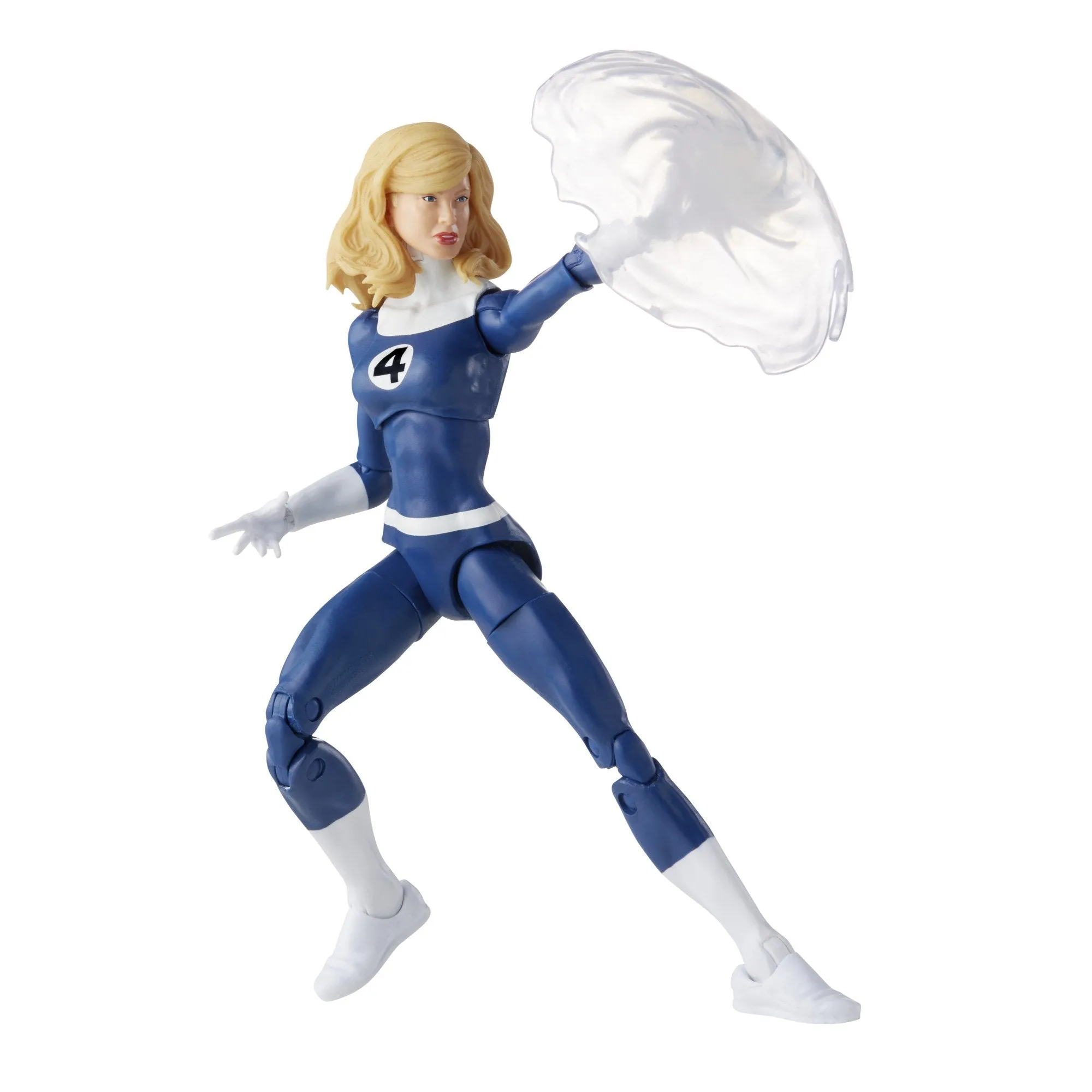 Marvel Legends Retro Fantastic Four: Invisible Woman Action Figure, 6 Inch