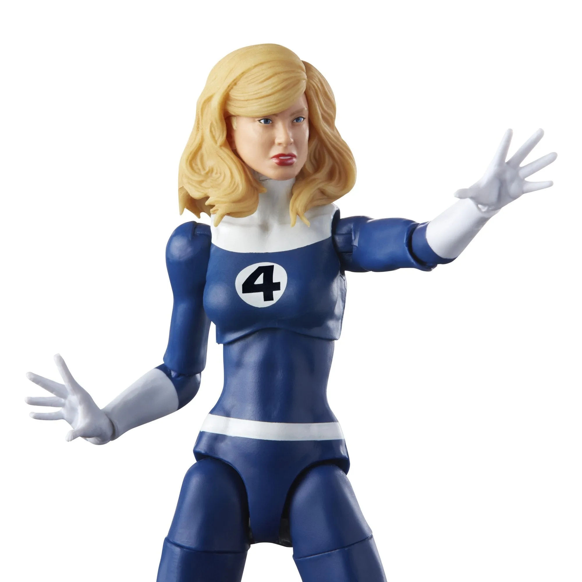 Marvel Legends Retro Fantastic Four: Invisible Woman Action Figure, 6 Inch