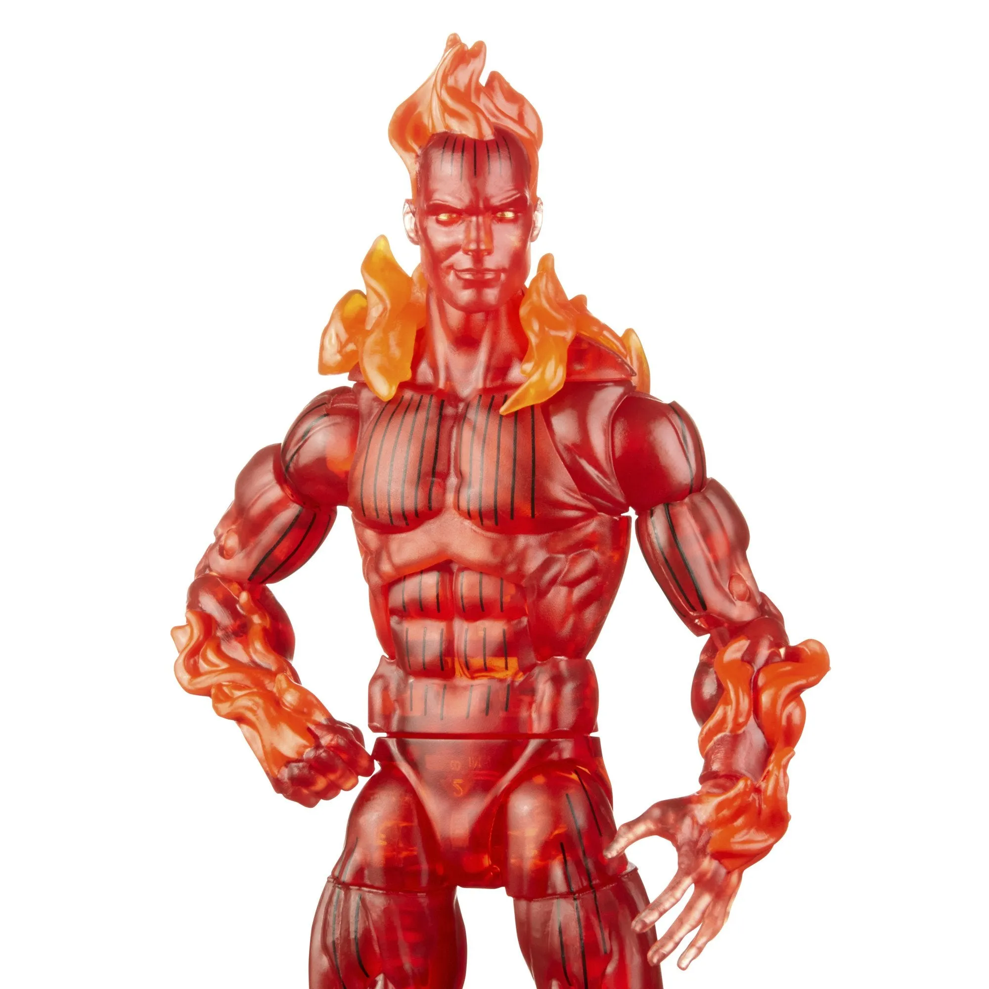 Marvel Legends Retro Fantastic Four: The Human Torch Action Figure, 6 Inch