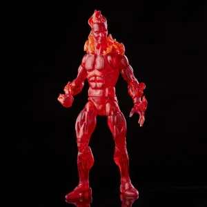 Marvel Legends Retro Fantastic Four: The Human Torch Action Figure, 6 Inch
