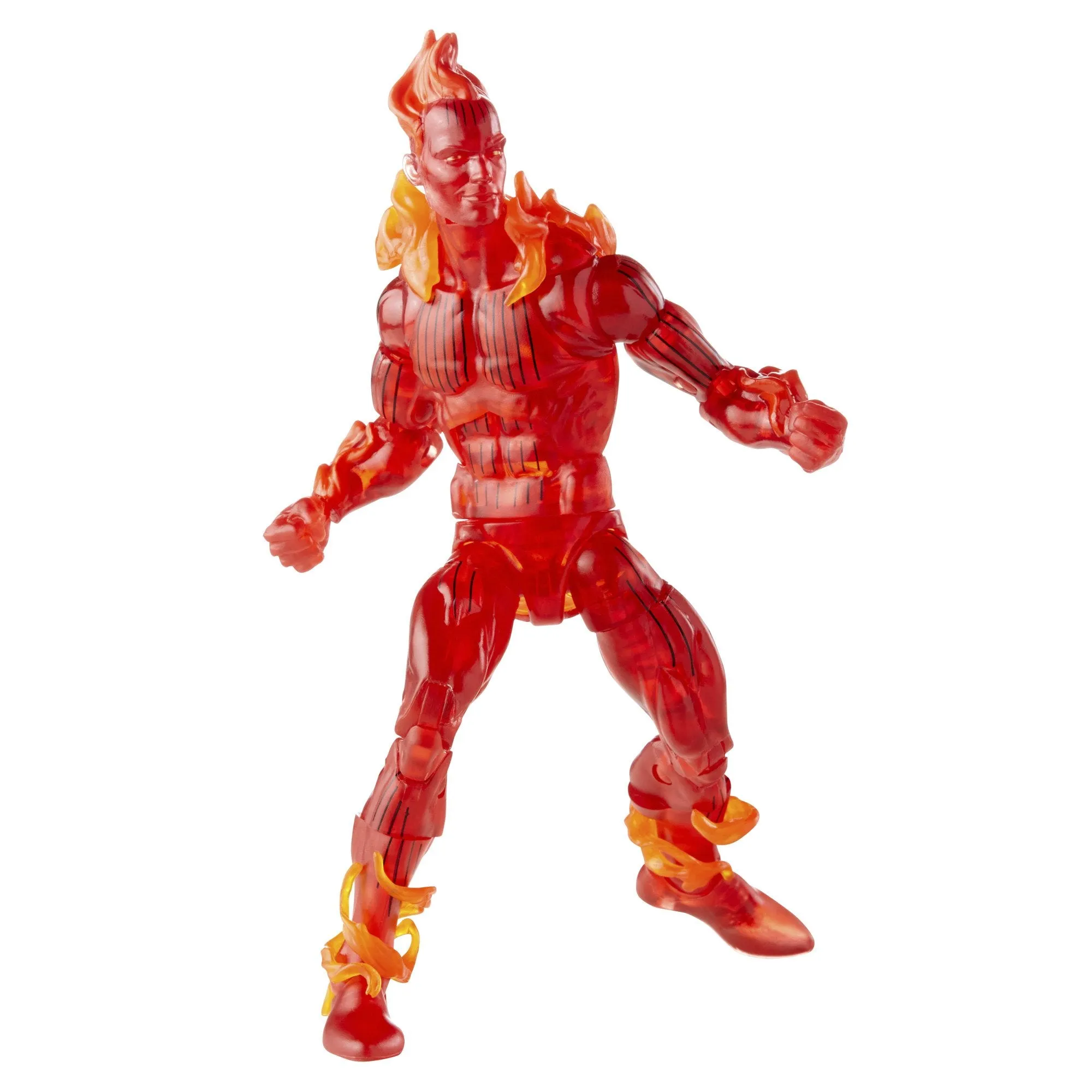 Marvel Legends Retro Fantastic Four: The Human Torch Action Figure, 6 Inch