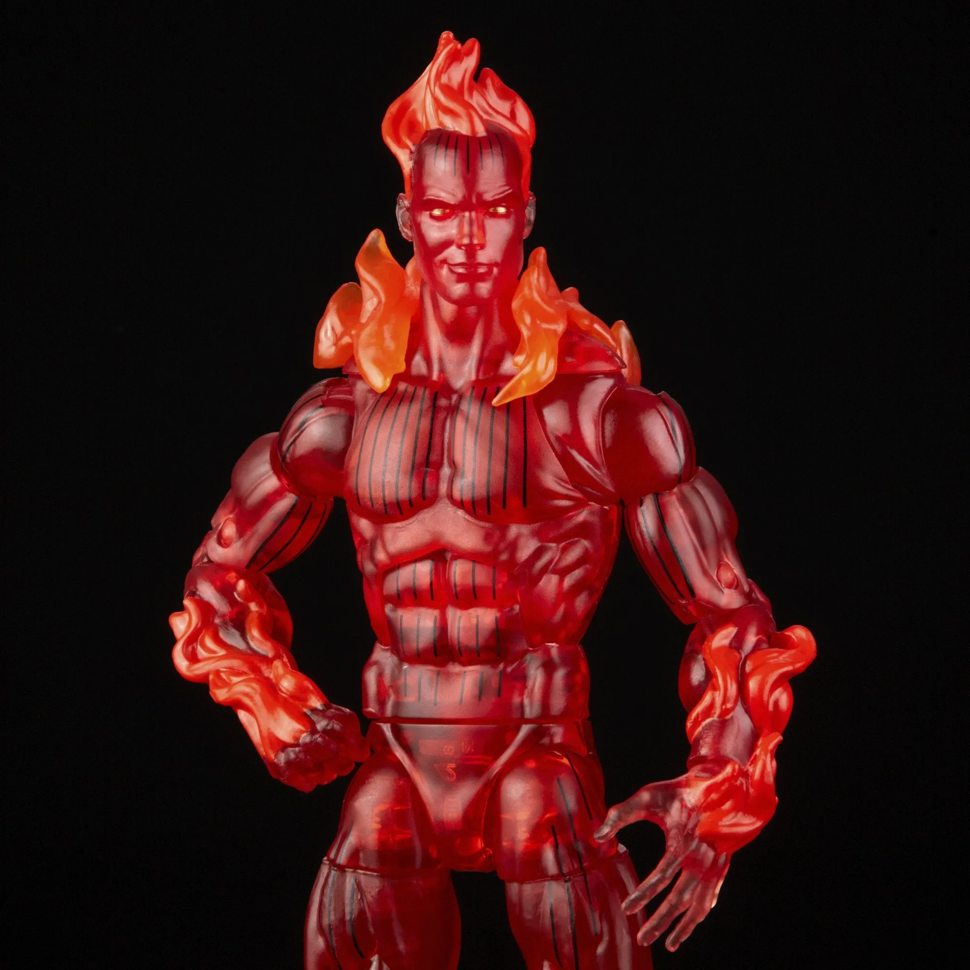 Marvel Legends Retro Fantastic Four: The Human Torch Action Figure, 6 Inch
