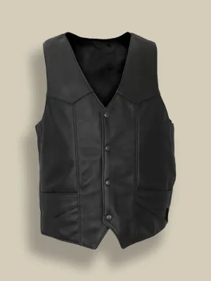 Men Premium Leather Vest