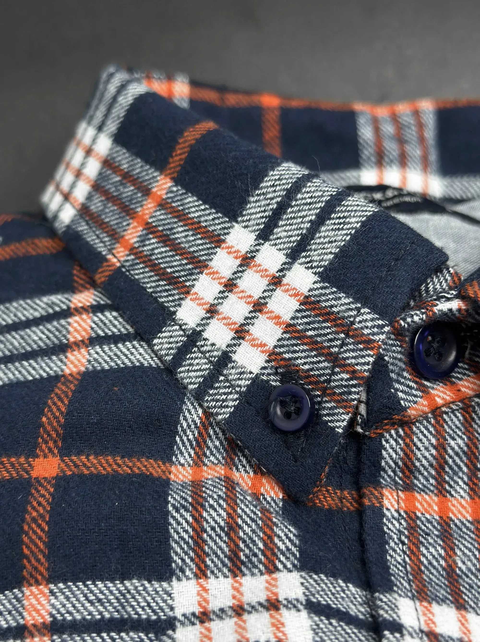 Men's Multicolor Navy Blue Check Shirt