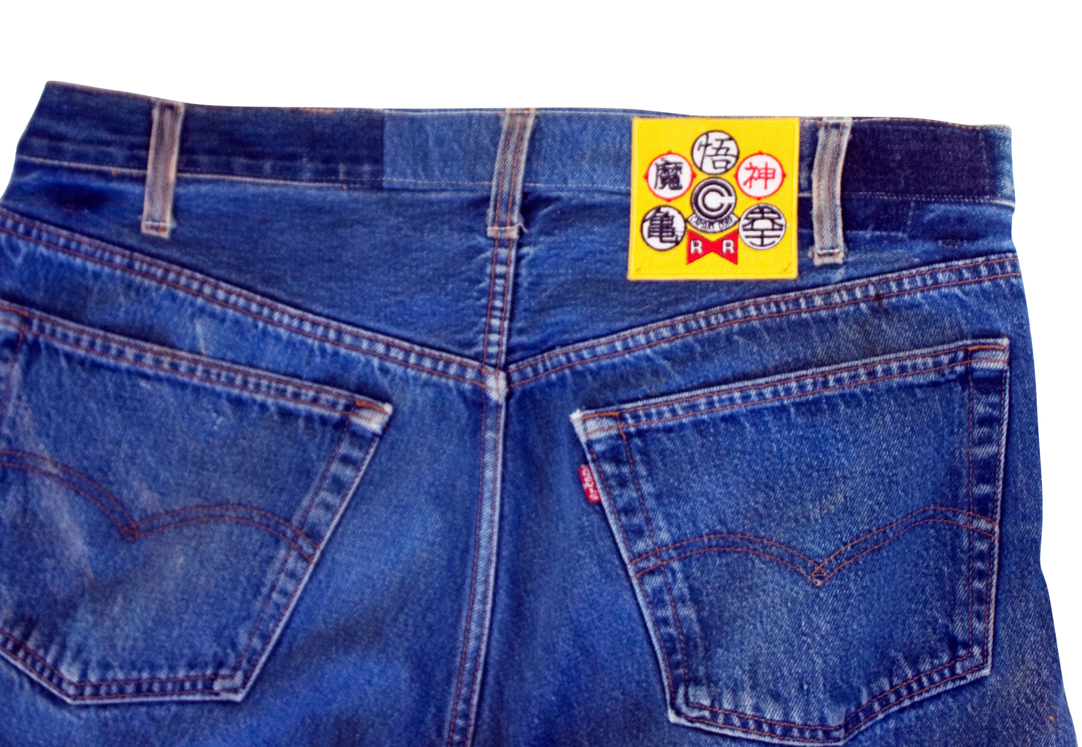 Mens Patchwork Denim
