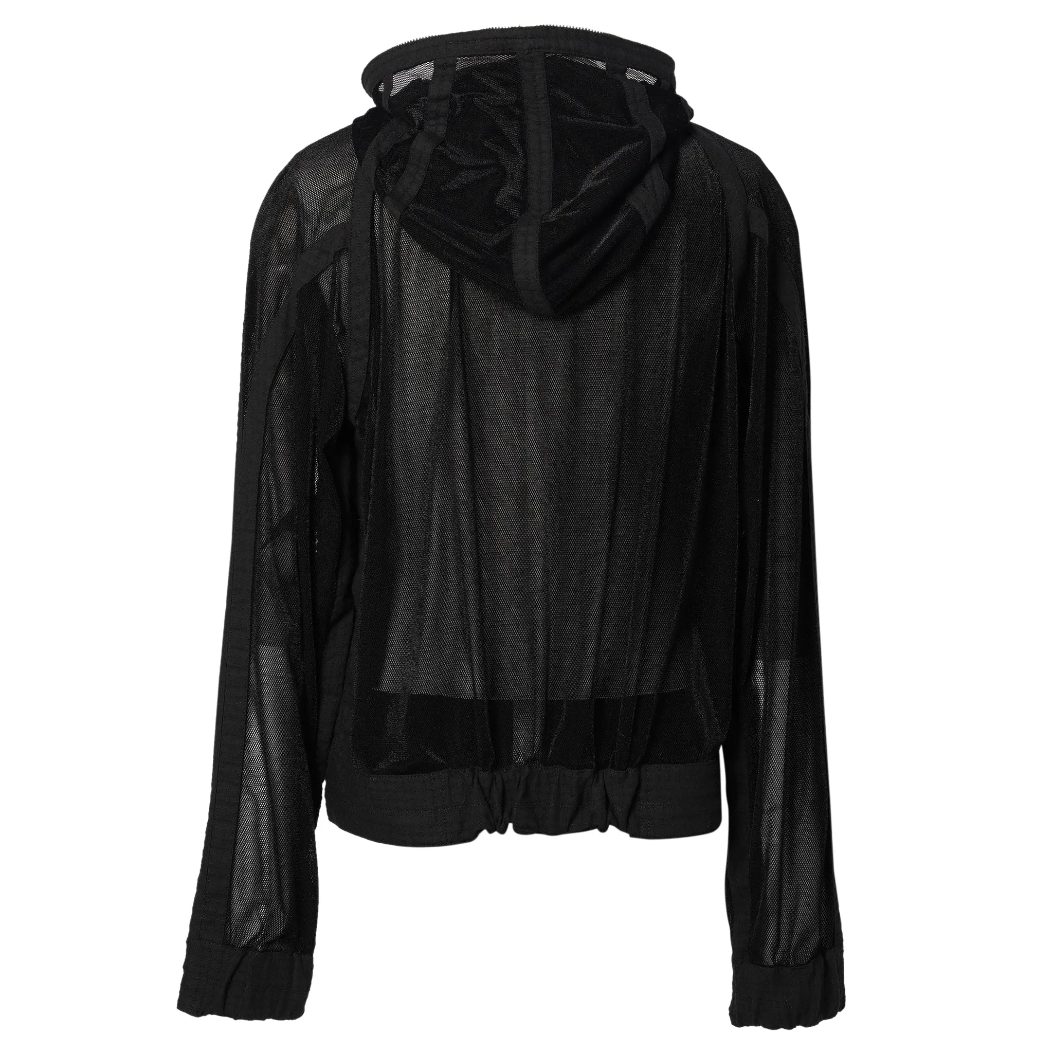 MESH HOODIE 参 / BLACK