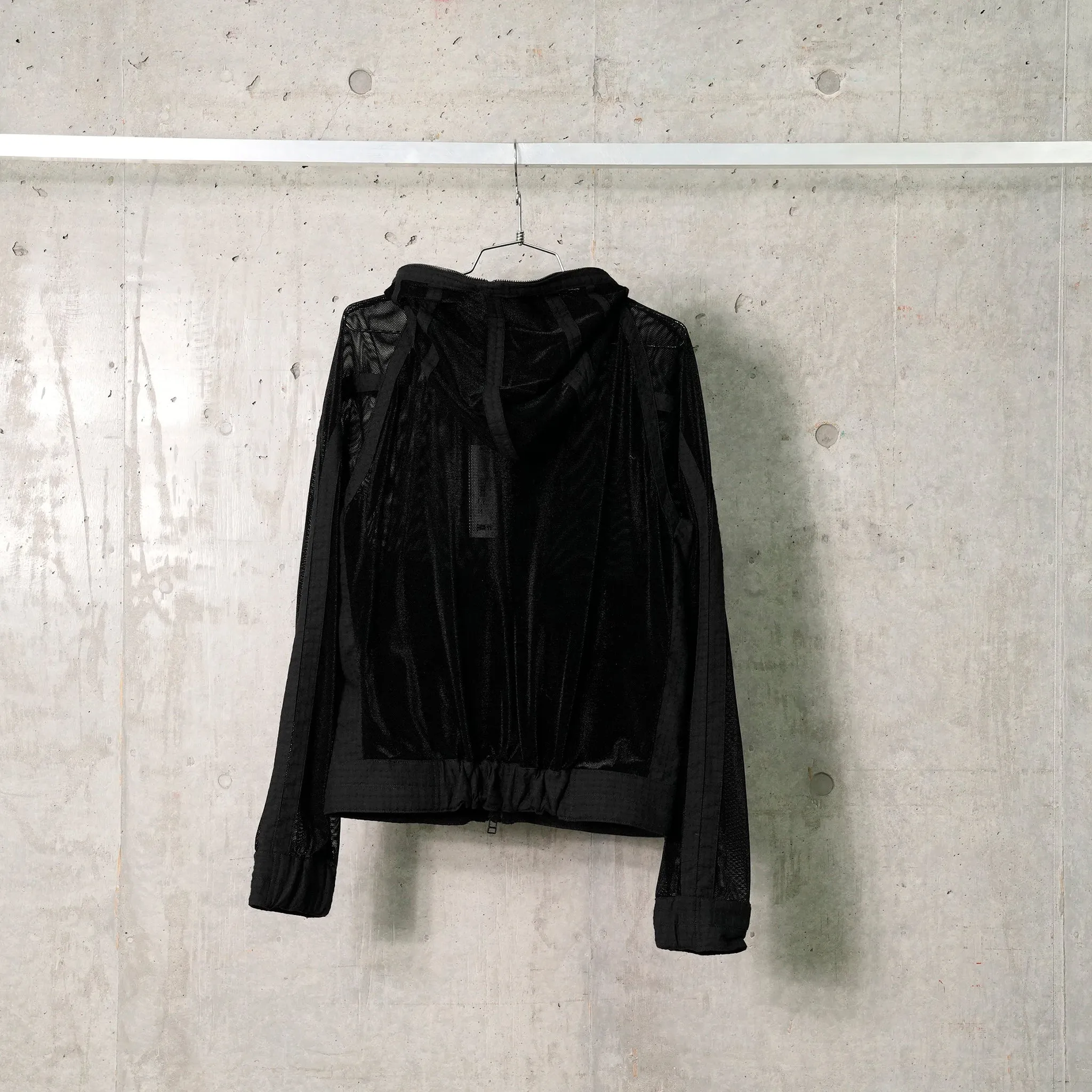 MESH HOODIE 参 / BLACK
