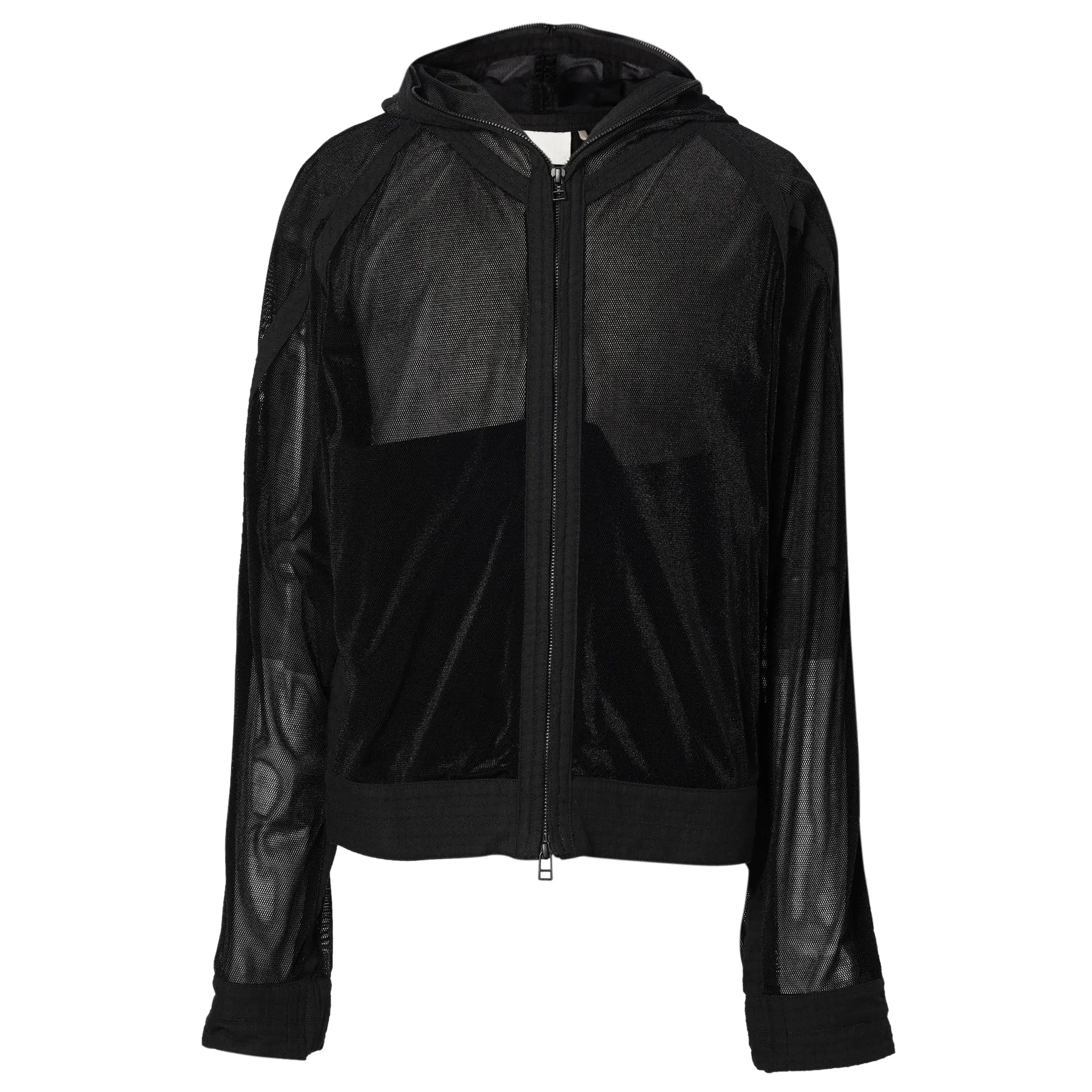 MESH HOODIE 参 / BLACK