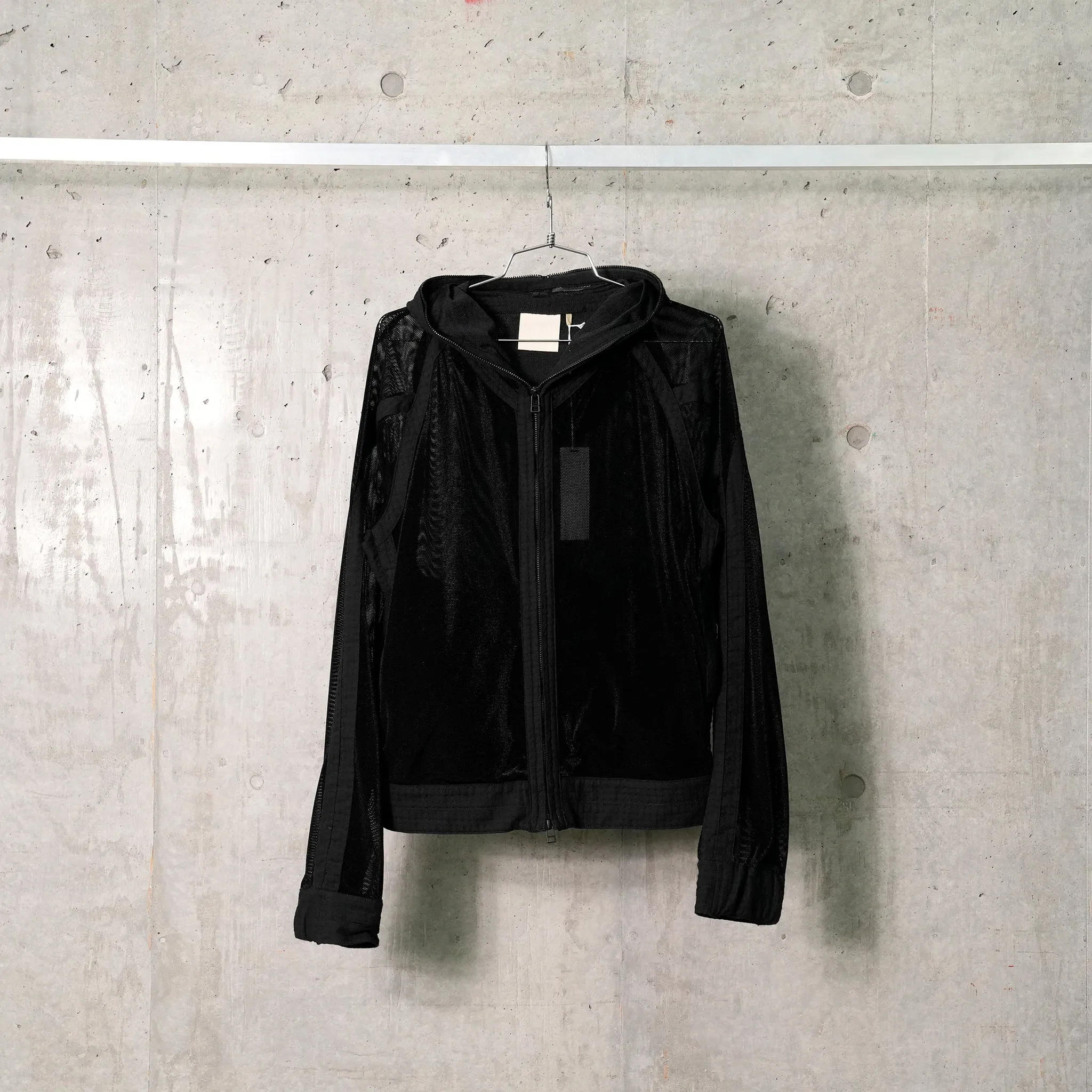 MESH HOODIE 参 / BLACK