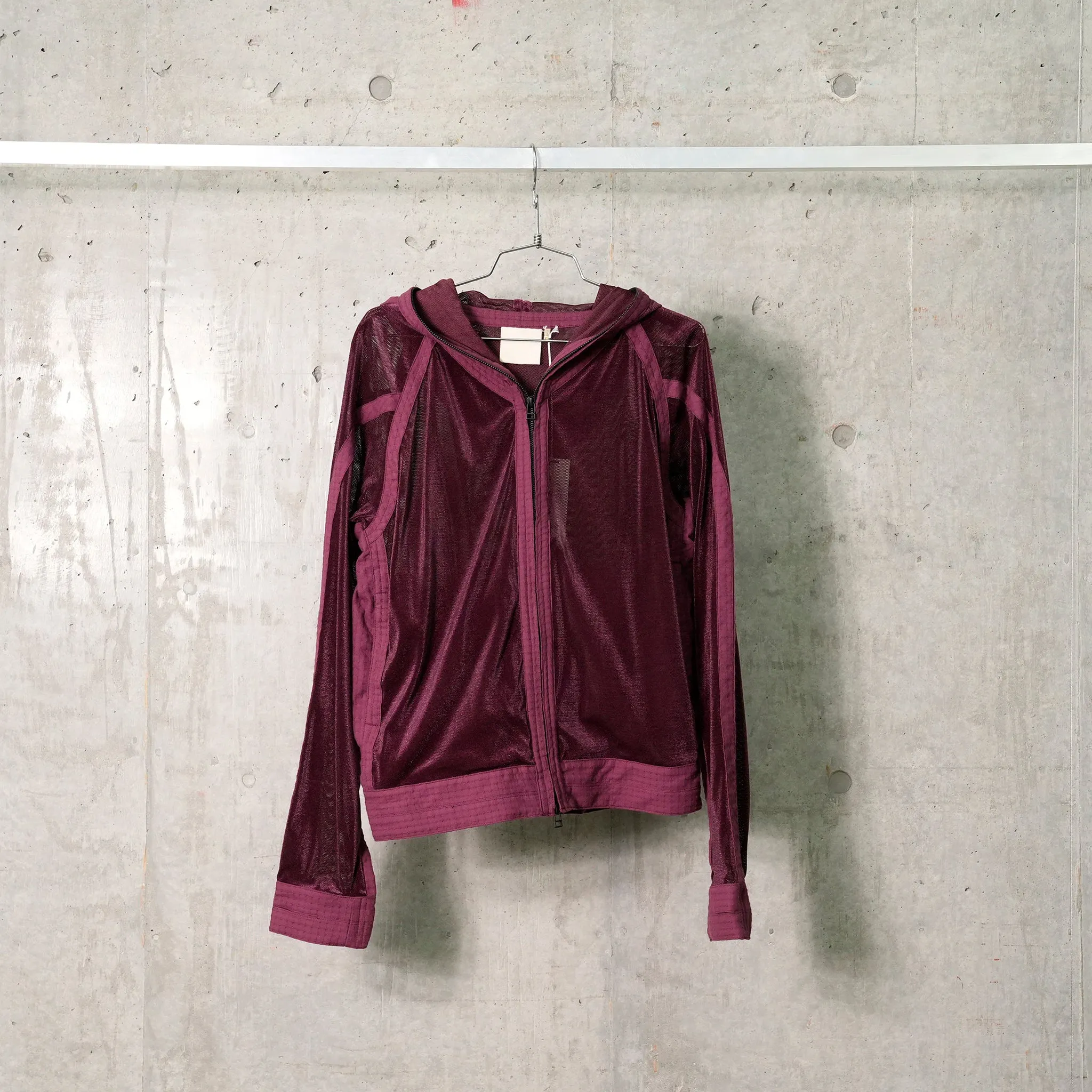 MESH HOODIE 参 / BORDEAUX