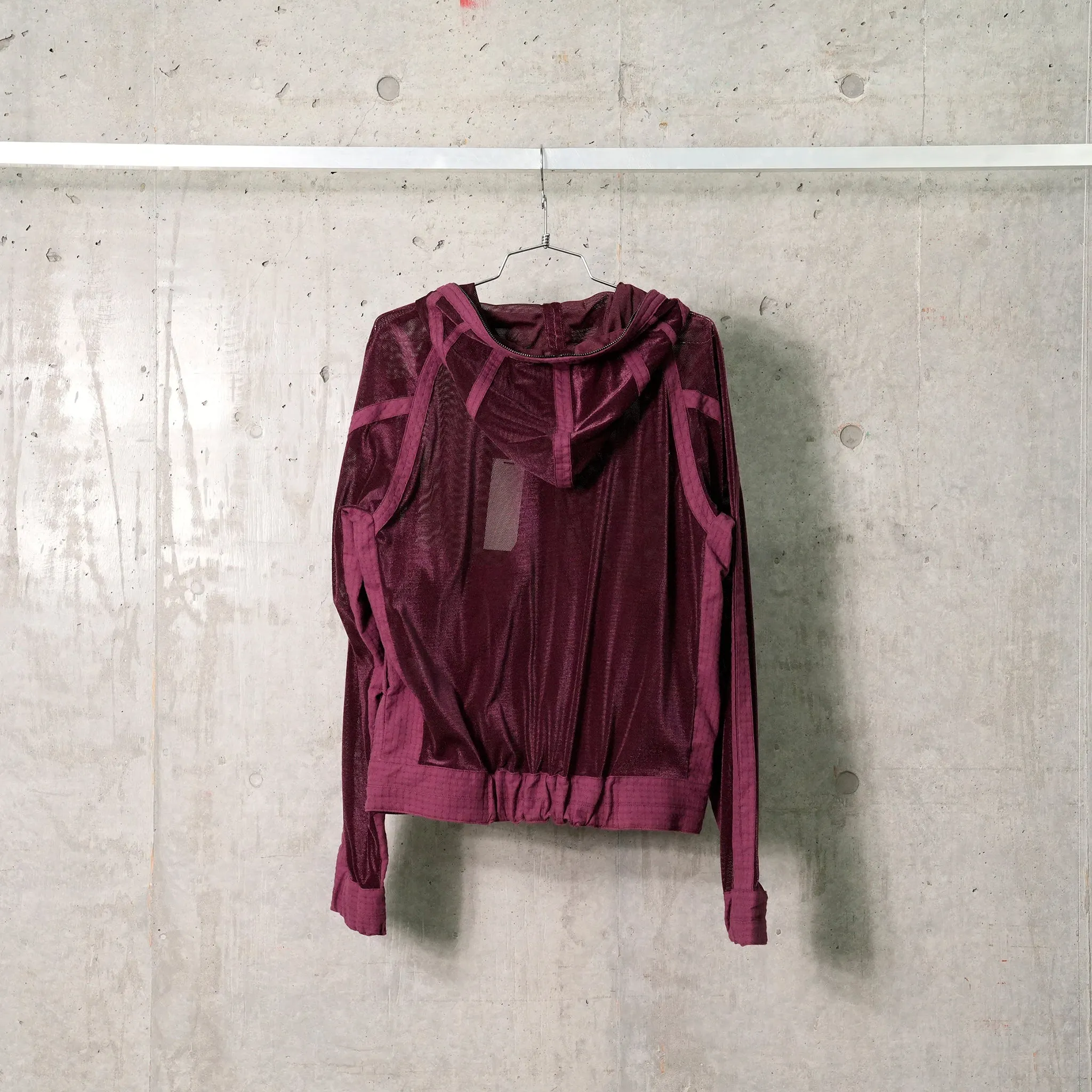 MESH HOODIE 参 / BORDEAUX