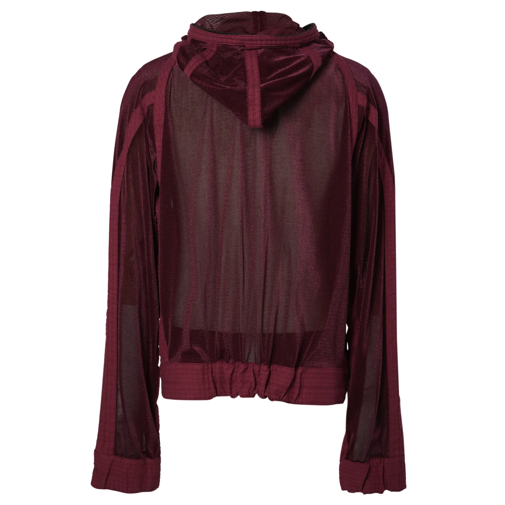 MESH HOODIE 参 / BORDEAUX