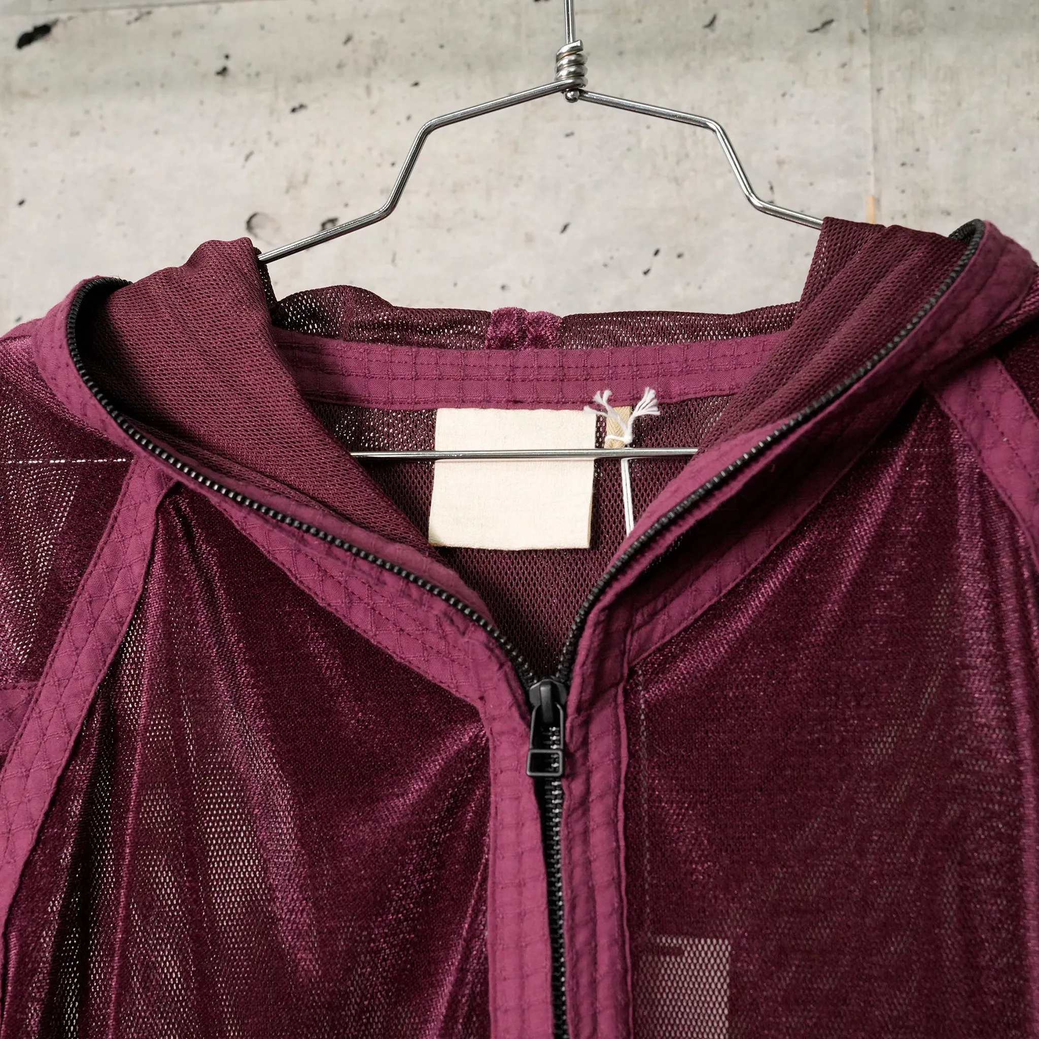 MESH HOODIE 参 / BORDEAUX