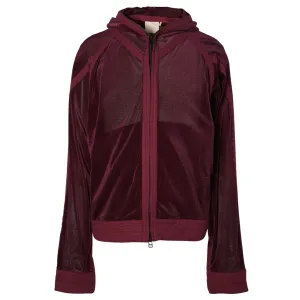 MESH HOODIE 参 / BORDEAUX