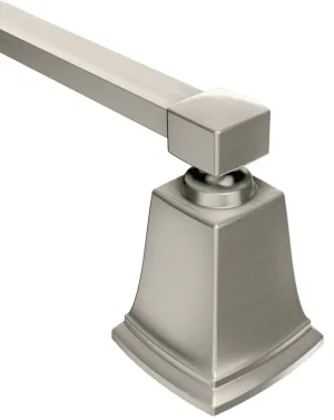Moen Boardwalk Series Y3224BN Towel Bar, 24 in L Rod, Zinc, Brushed Nickel, Wall Mounting :CD: QUANTITY: 1