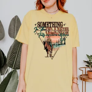 Orange Sunset Shirt Comfort Colors - Country Music Shirt