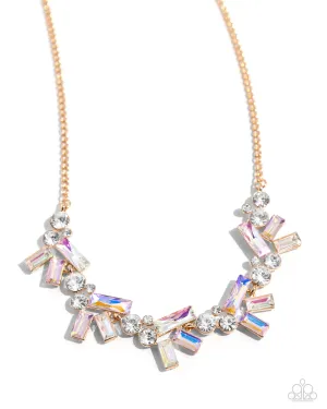 Serene Statement - Gold Necklace - Paparazzi Accessories
