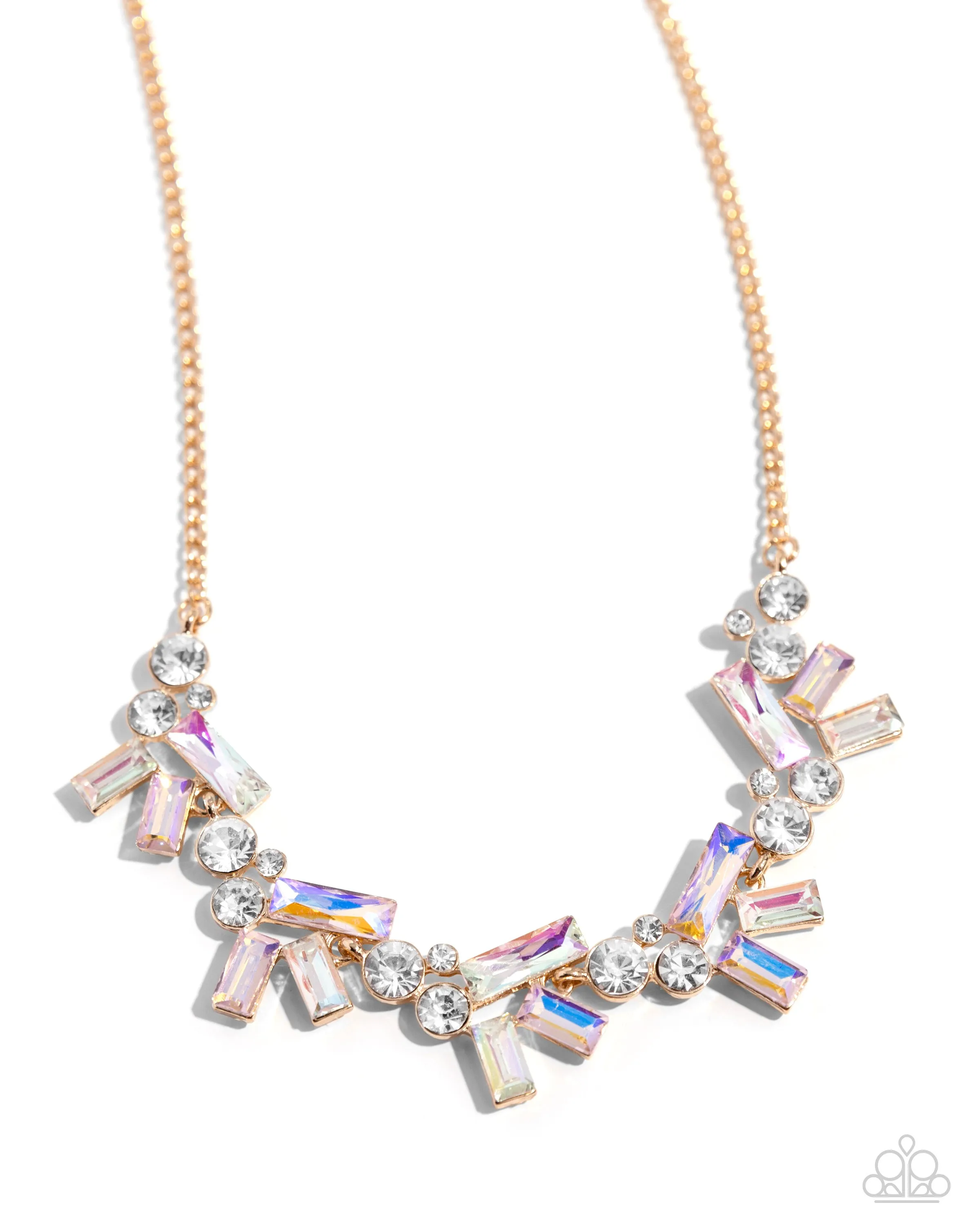 Serene Statement - Gold Necklace - Paparazzi Accessories