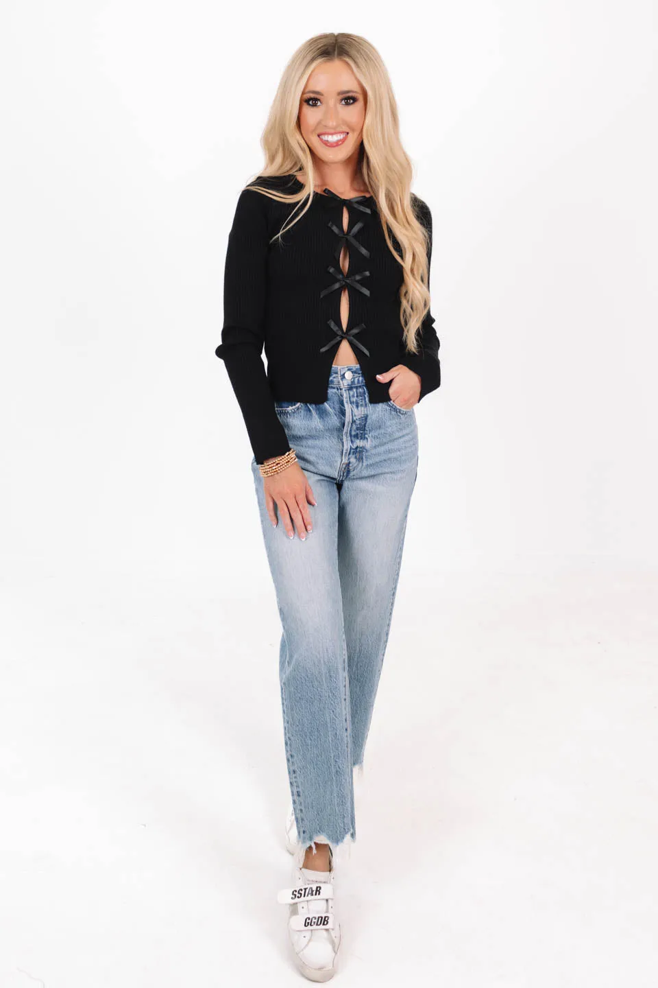 Showing Off Top - Black