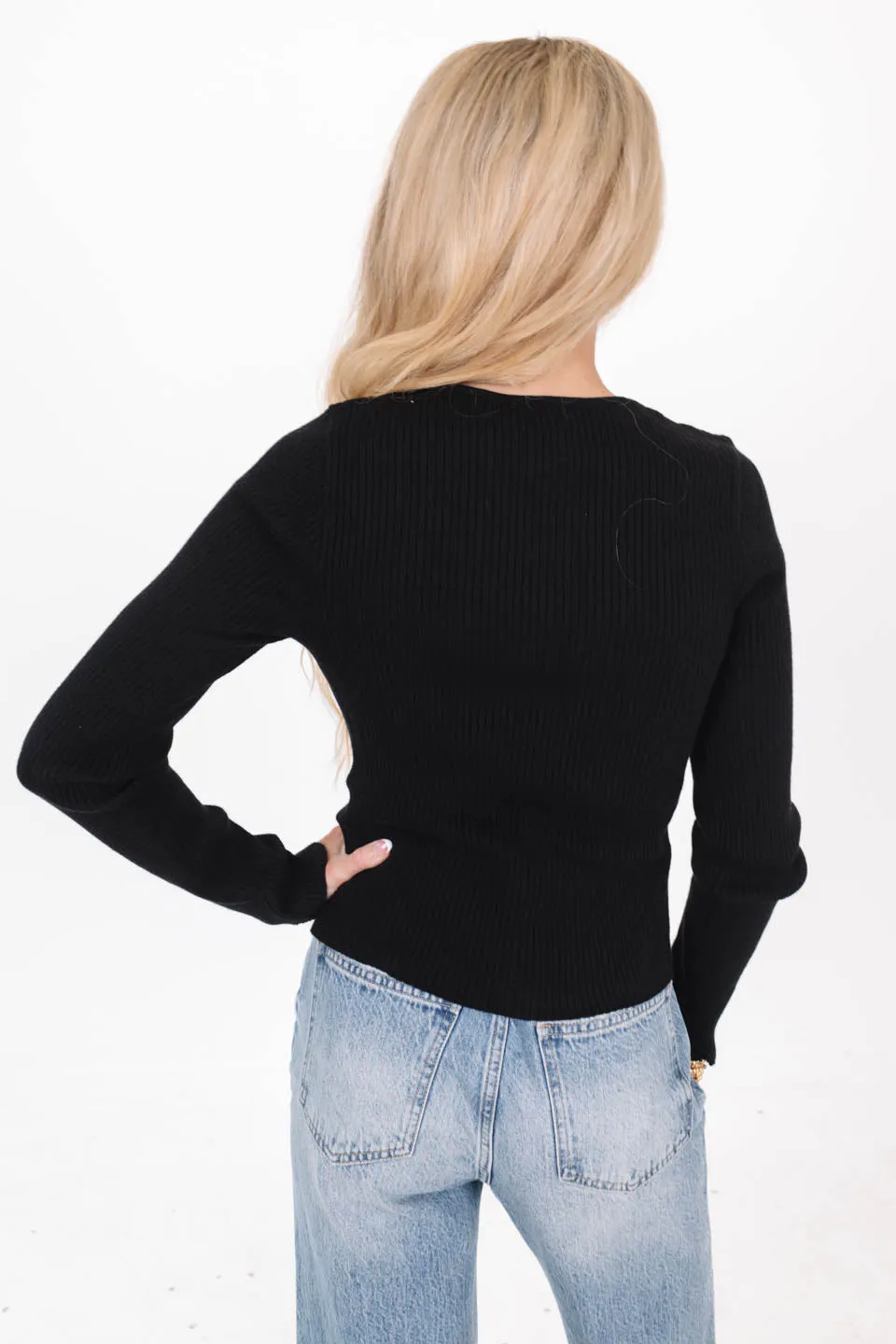 Showing Off Top - Black