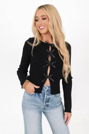 Showing Off Top - Black