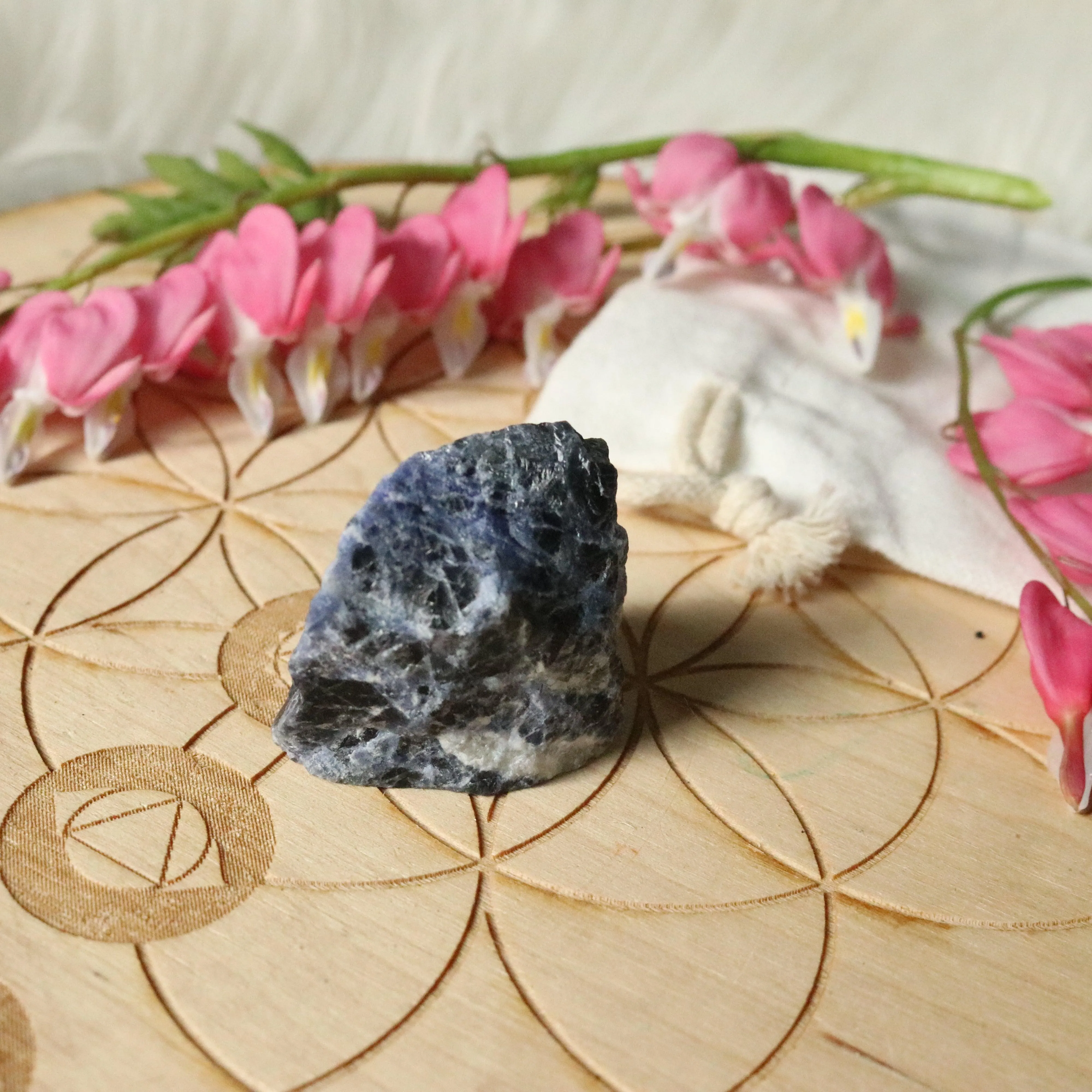 Small Cute Rough Blue Sodalite Specimen ~ Throat Chakra Activations