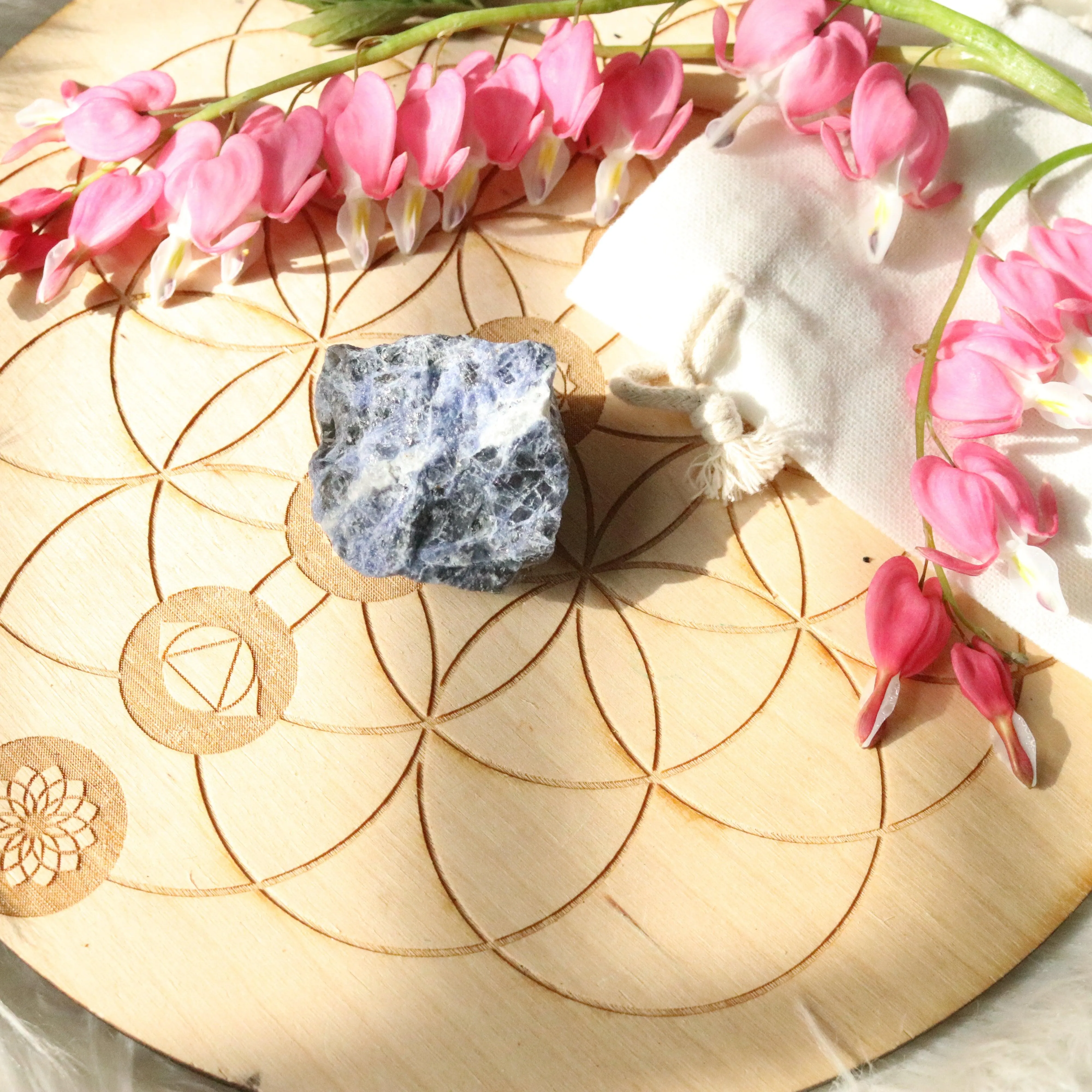 Small Cute Rough Blue Sodalite Specimen ~ Throat Chakra Activations