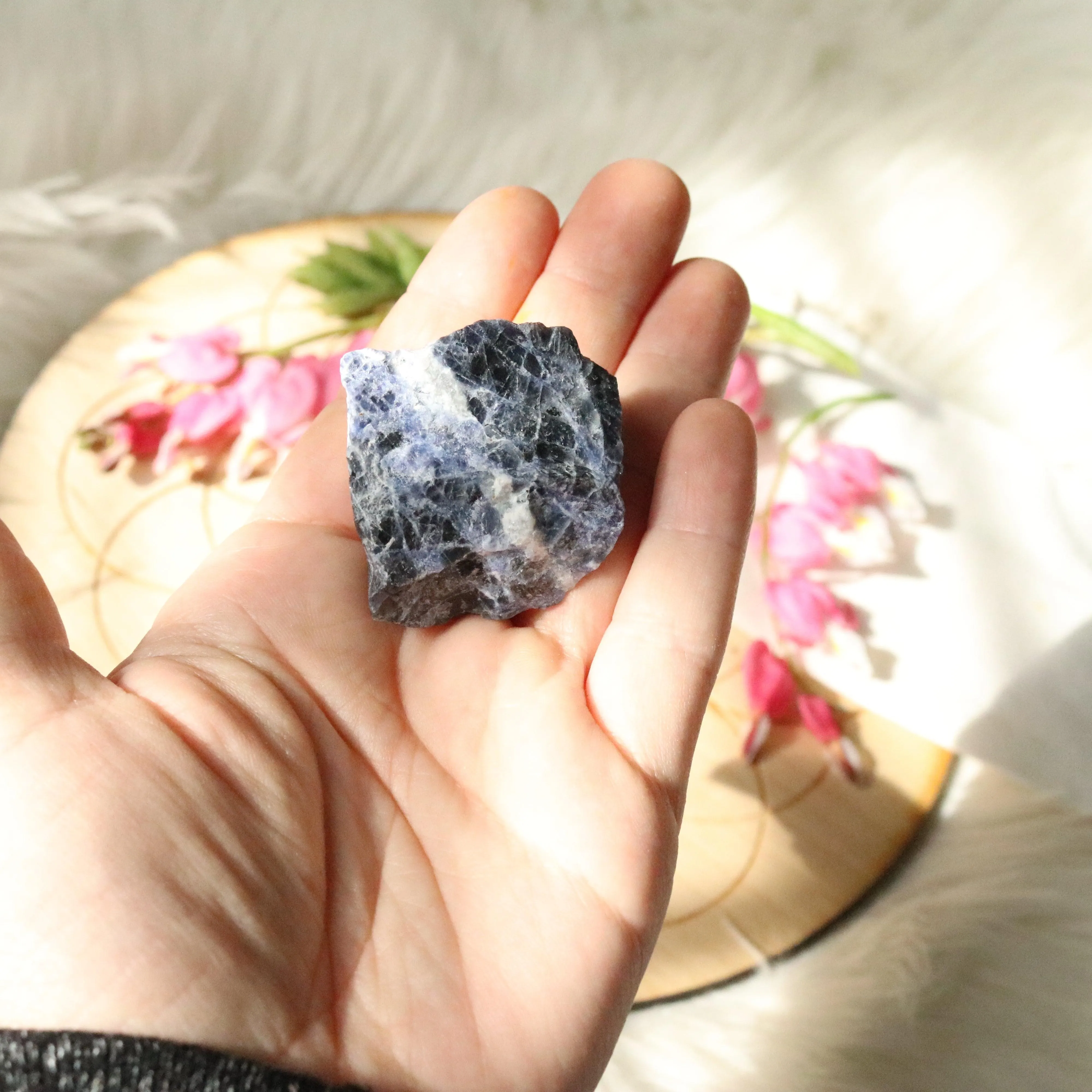 Small Cute Rough Blue Sodalite Specimen ~ Throat Chakra Activations