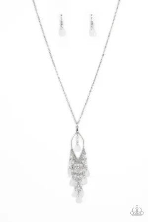 Sweet DREAMCATCHER - White Necklace - Paparazzi Accessories